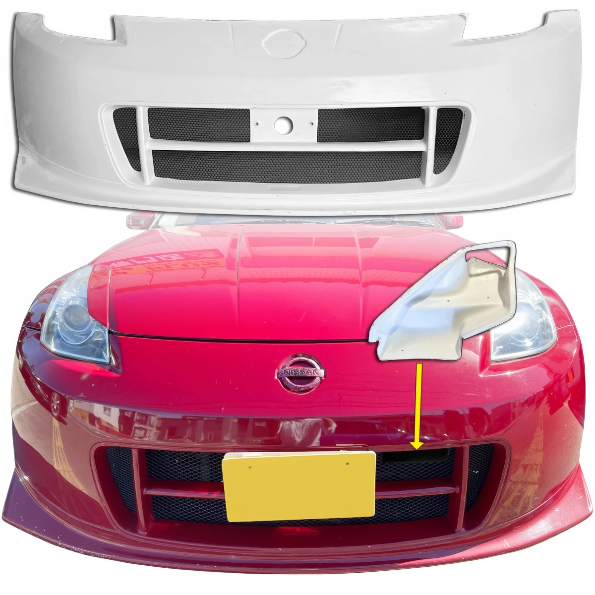 Modify your Nissan 350Z 2003 with our Exterior/Front Bumpers - 8