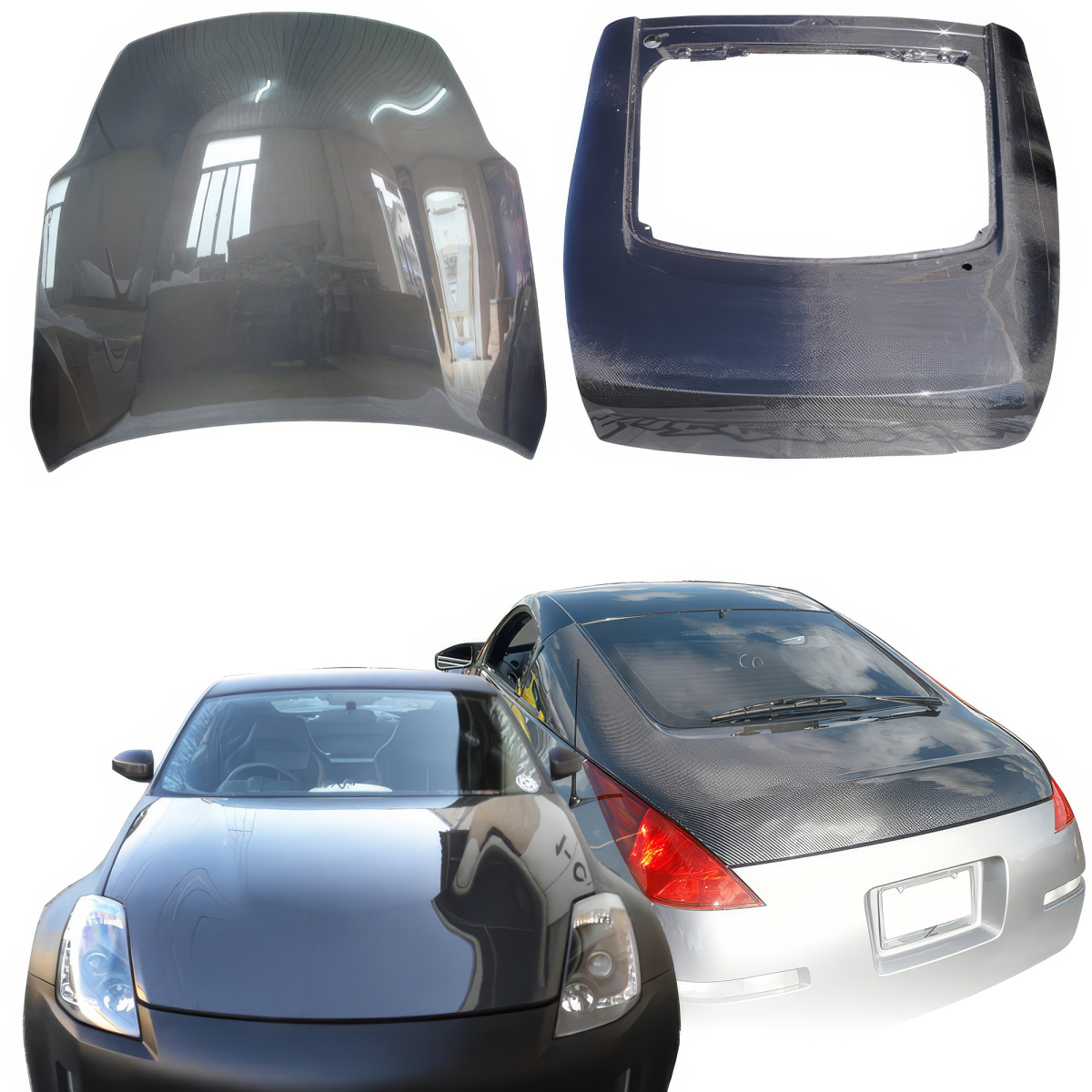 Modify your Nissan 350Z 2007 with our Exterior/Hoods - 