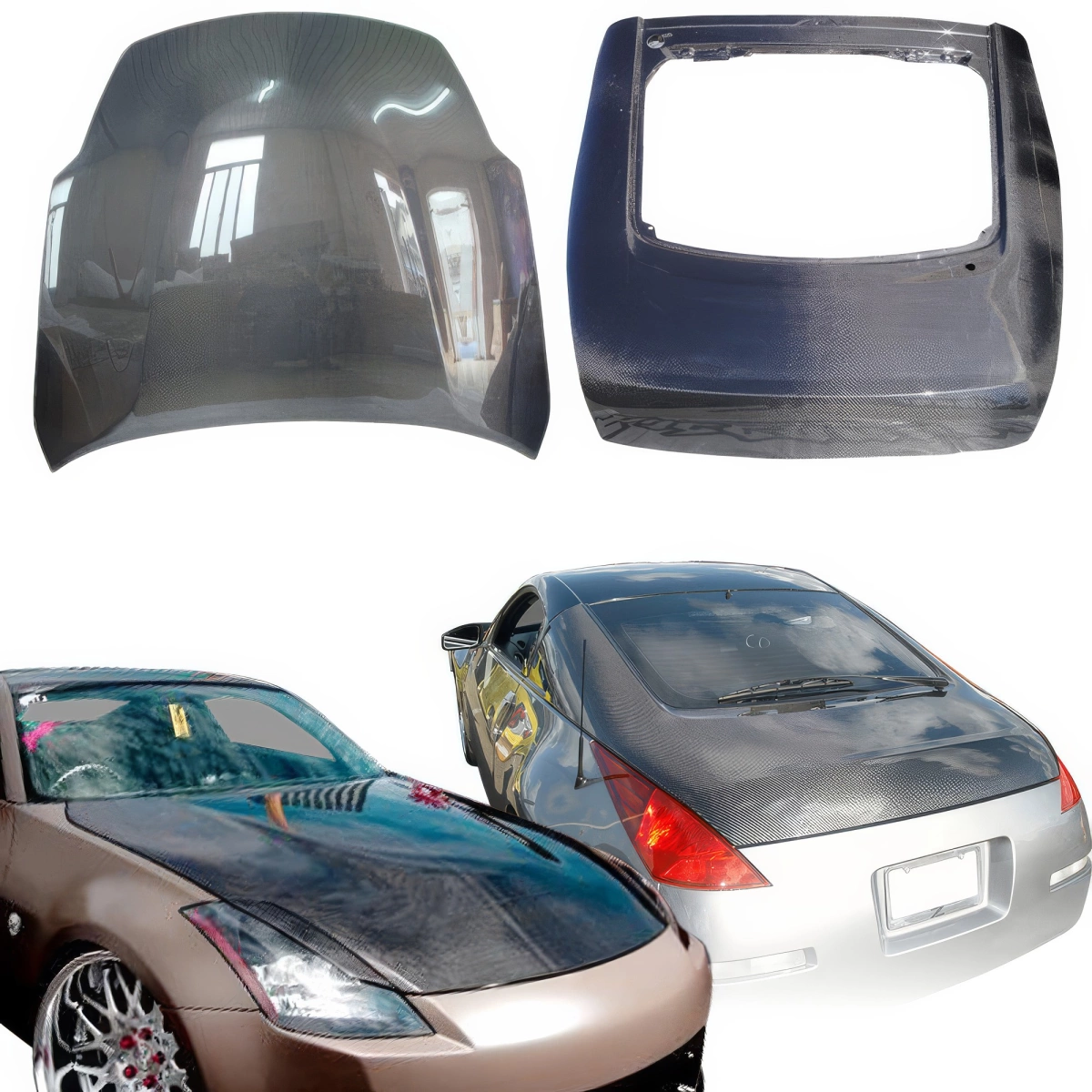 Modify your Nissan 350Z 2007 with our Exterior/Hoods - 2