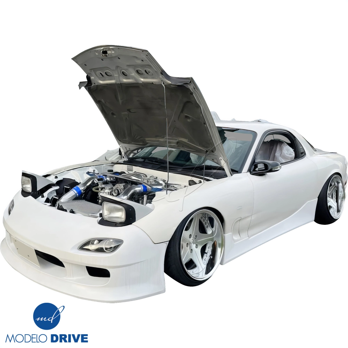 Modify your Mazda RX-7 1993 with our Exterior/Front Bumpers - 6