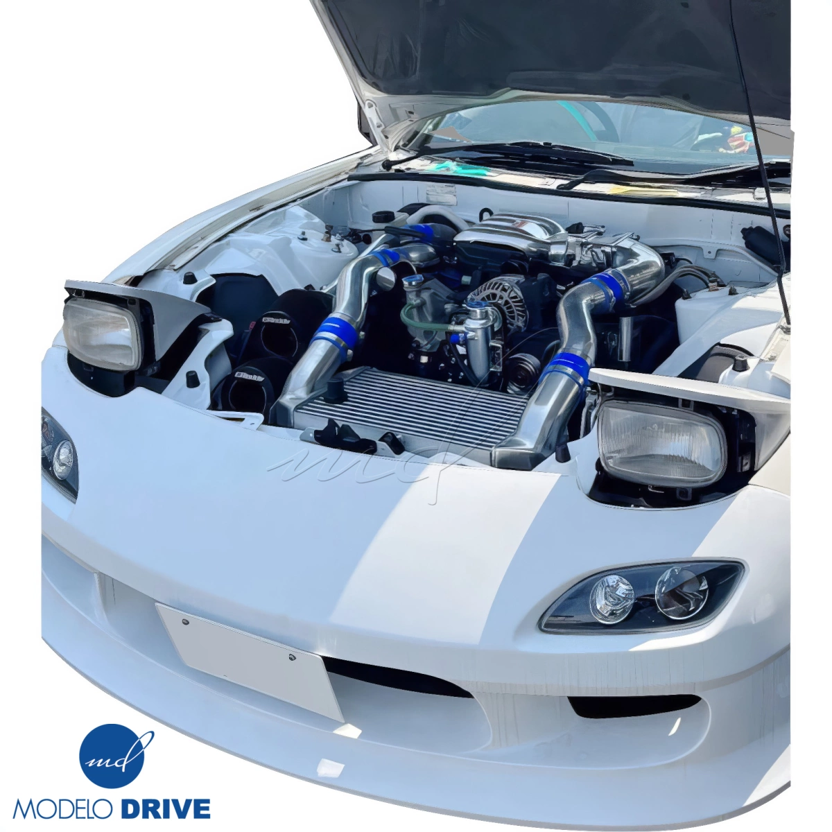 Modify your Mazda RX-7 1993 with our Exterior/Front Bumpers - 7