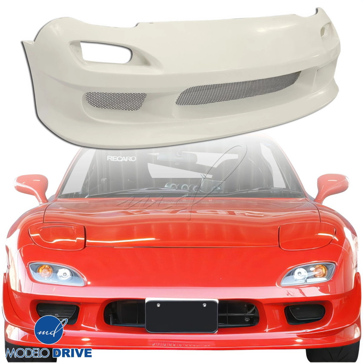 Modify your Mazda RX-7 1993 with our Exterior/Front Bumpers - 13