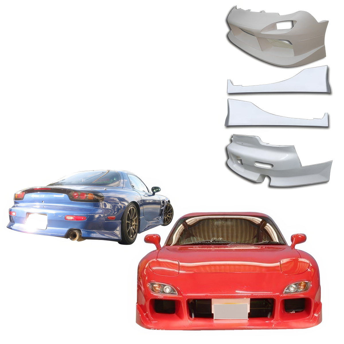 Modify your Mazda RX-7 1993 with our Exterior/Complete Body Kits - 