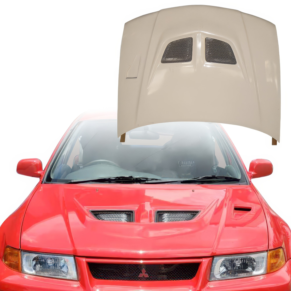 Modify your Mitsubishi Evolution 1998 with our Exterior/Hoods - 