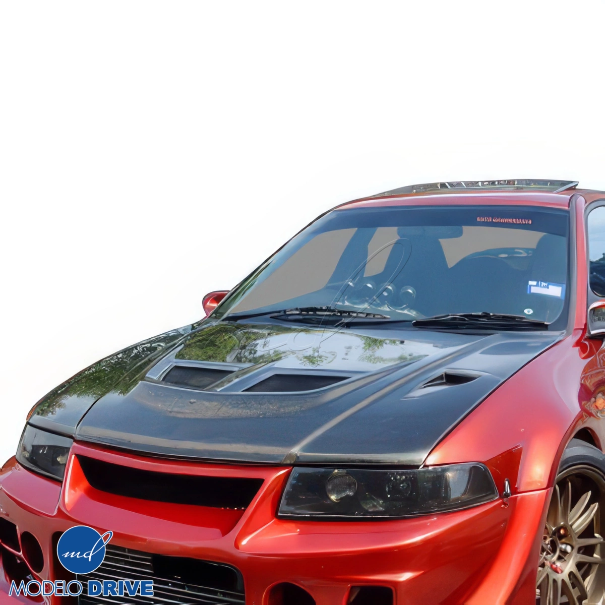 Modify your Mitsubishi Evolution 1998 with our Exterior/Hoods - 3
