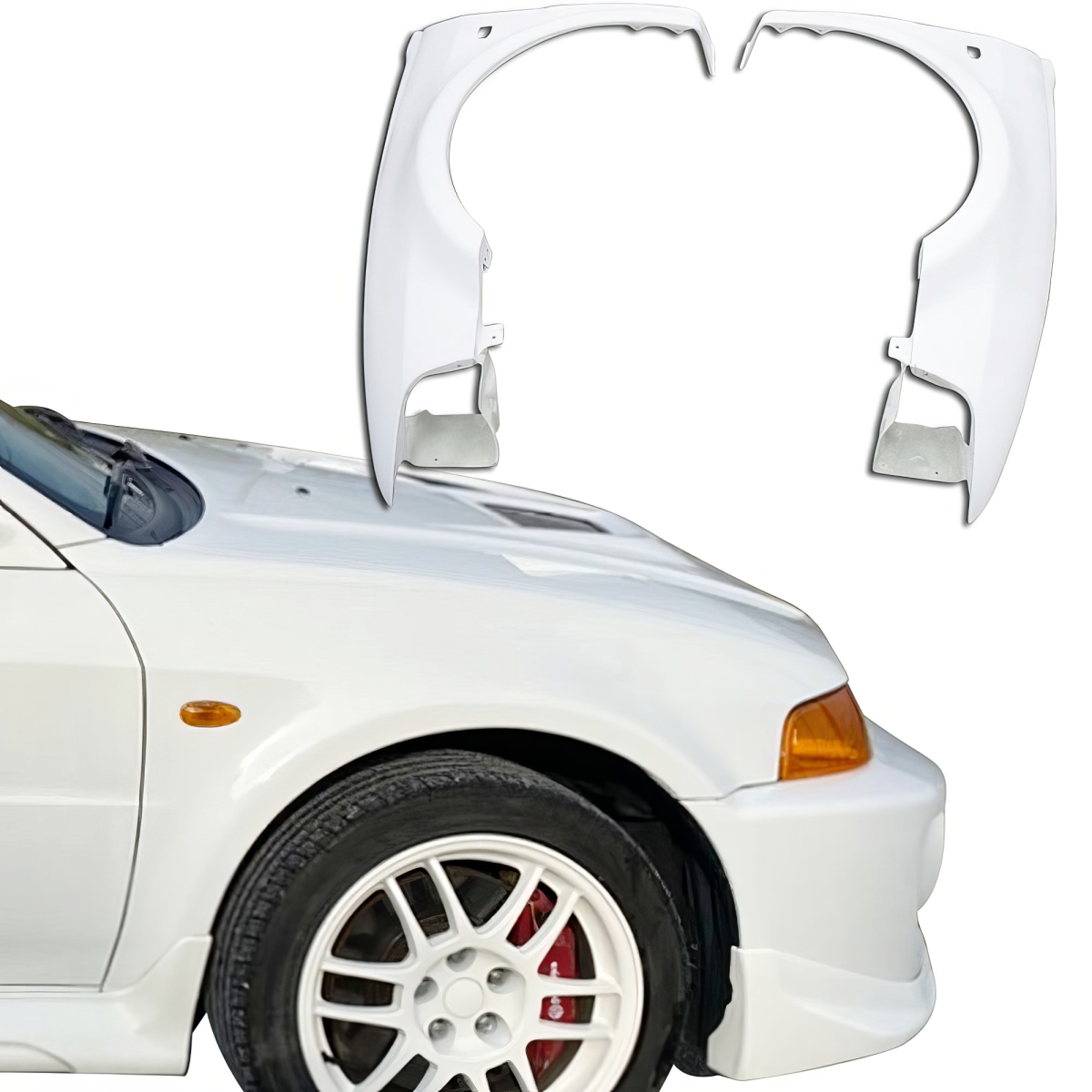 Modify your Mitsubishi Evolution 1998 with our Exterior/Hoods - 