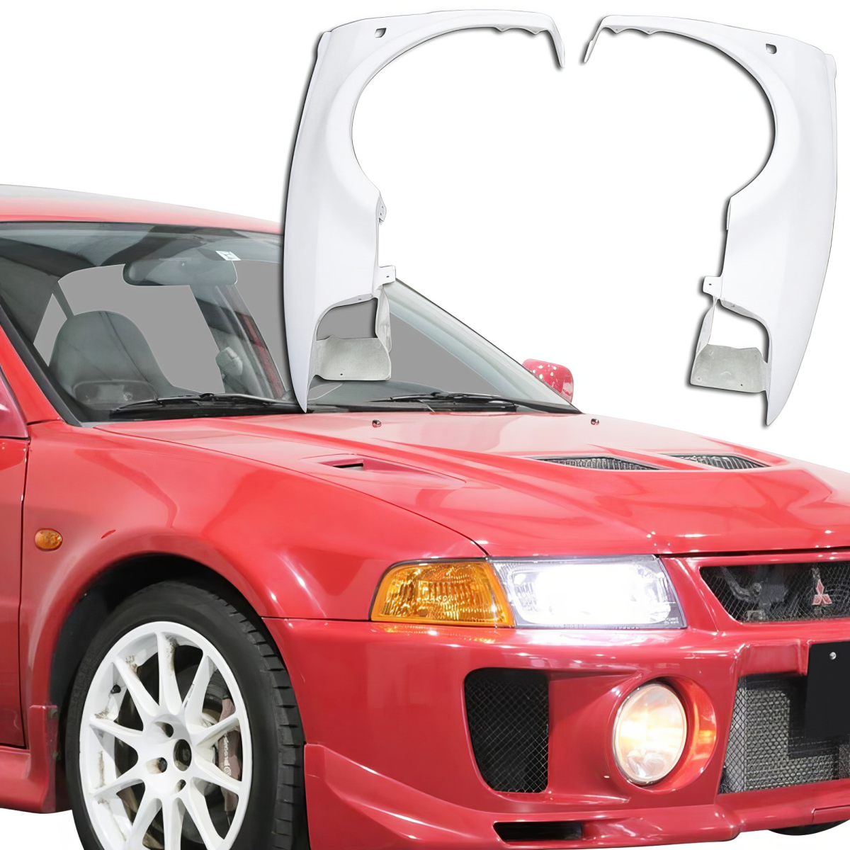 Modify your Mitsubishi Evolution 1998 with our Exterior/Hoods - 