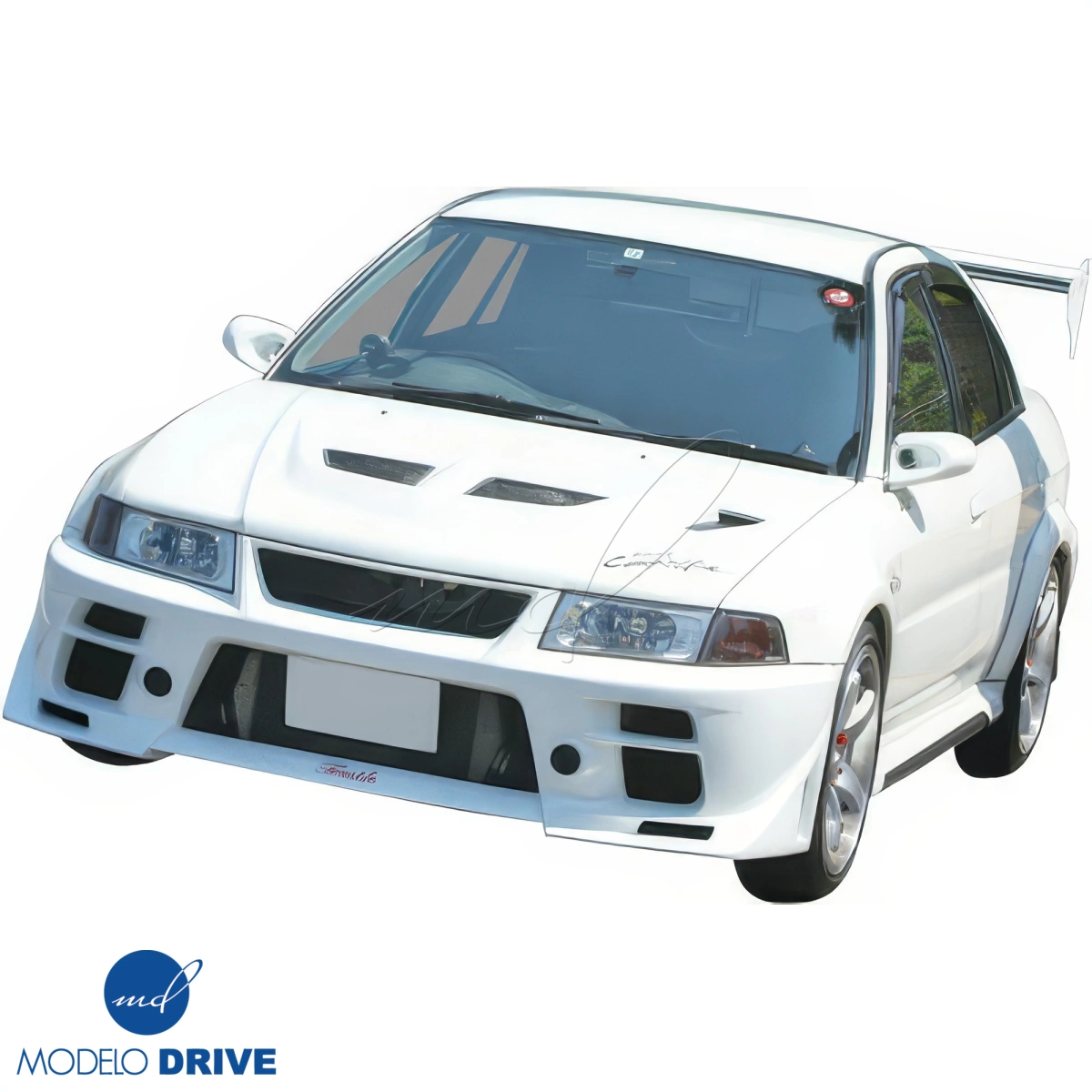 Modify your Mitsubishi Evolution 1998 with our Exterior/Front Bumpers - 3