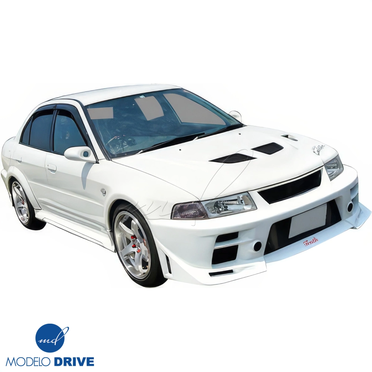 Modify your Mitsubishi Evolution 1998 with our Exterior/Front Bumpers - 4