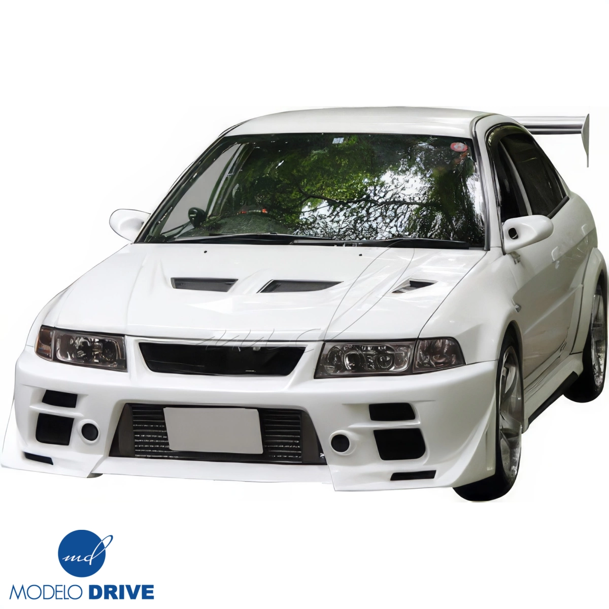 Modify your Mitsubishi Evolution 1998 with our Exterior/Front Bumpers - 6