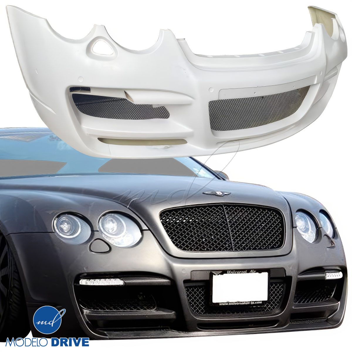 Modify your Bentley Continental 2003 with our Exterior/Front Bumpers or Lips - 