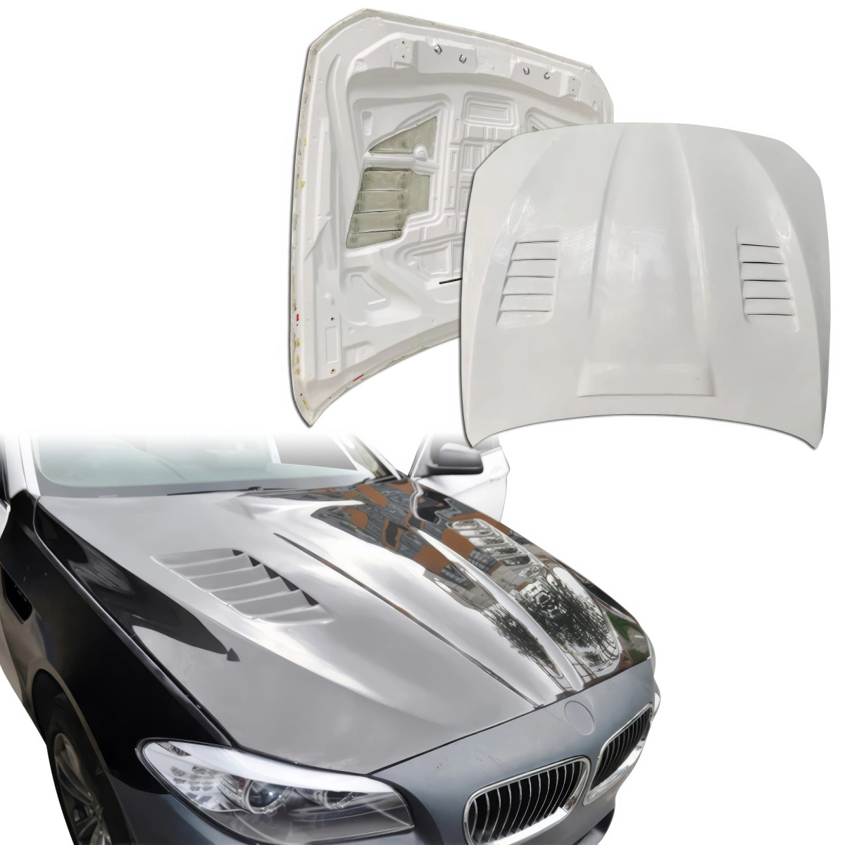 Modify your BMW 5-Series 2011 with our Exterior/Hoods - 3