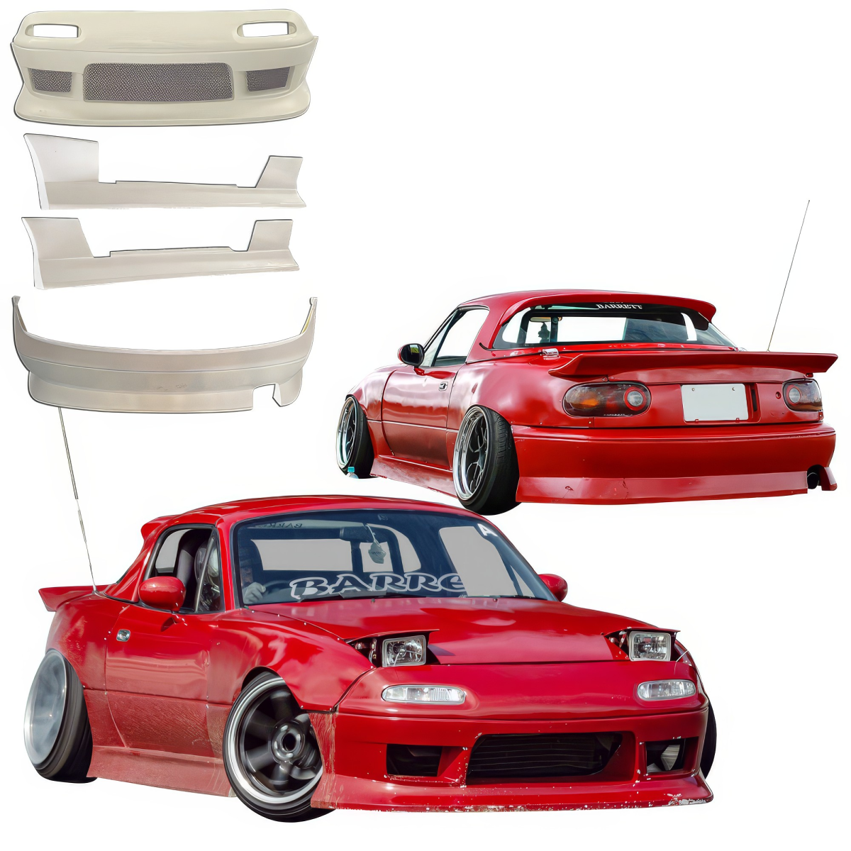 Modify your Mazda Miata 1990 with our Exterior/Complete Body Kits - 