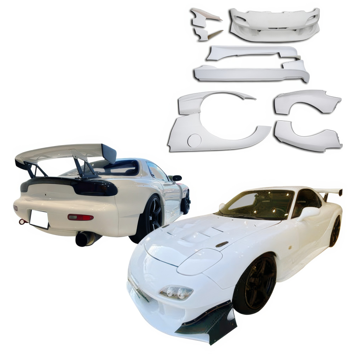 Modify your Mazda RX-7 1993 with our Exterior/Complete Body Kits - 