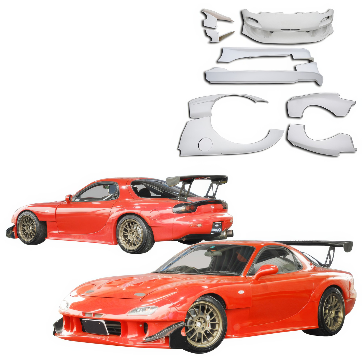 Modify your Mazda RX-7 1993 with our Exterior/Complete Body Kits - 