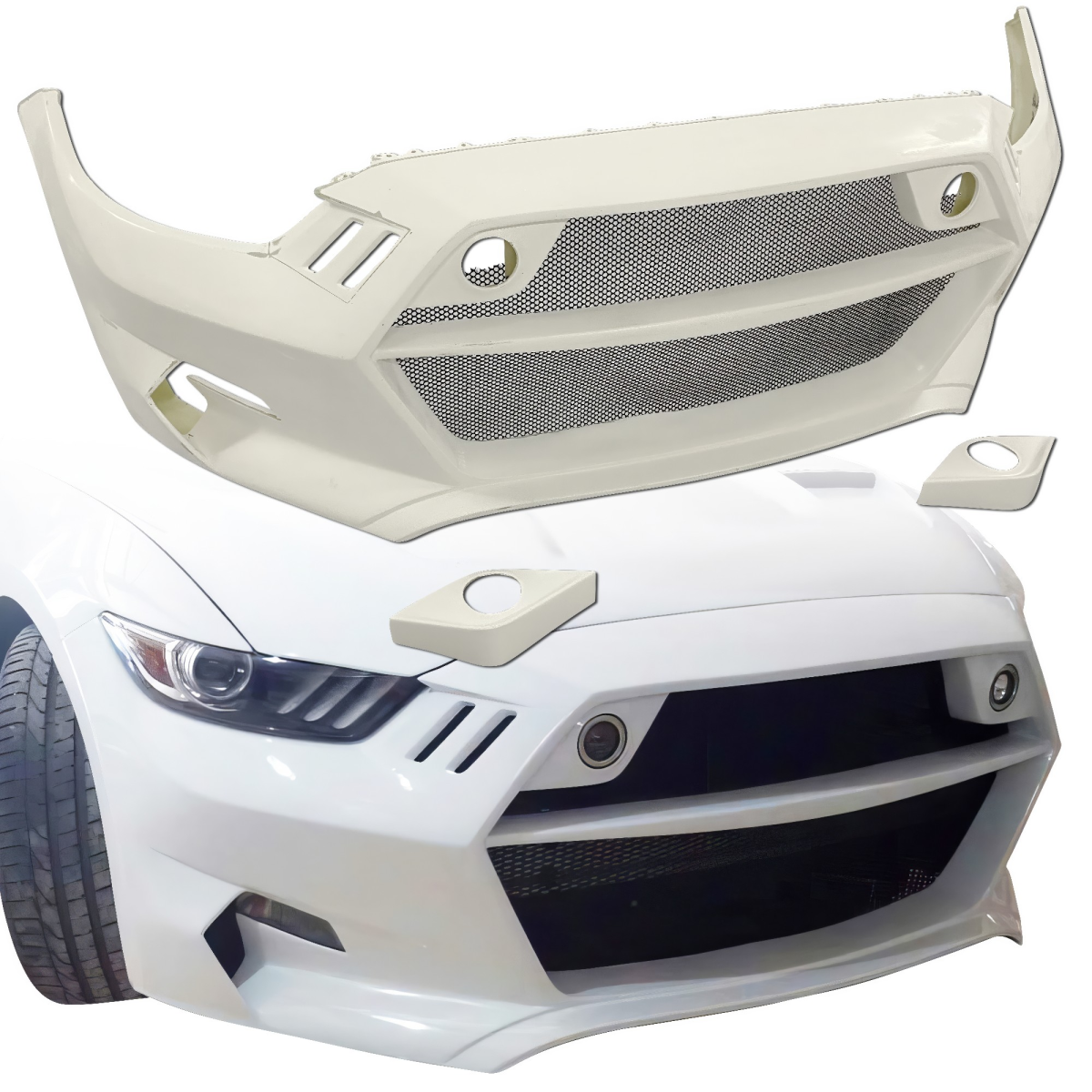 Modify your Ford Mustang 2015 with our Exterior/Front Bumpers or Lips - 