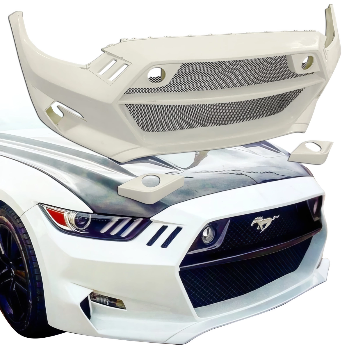 Modify your Ford Mustang 2015 with our Exterior/Front Bumpers - 4