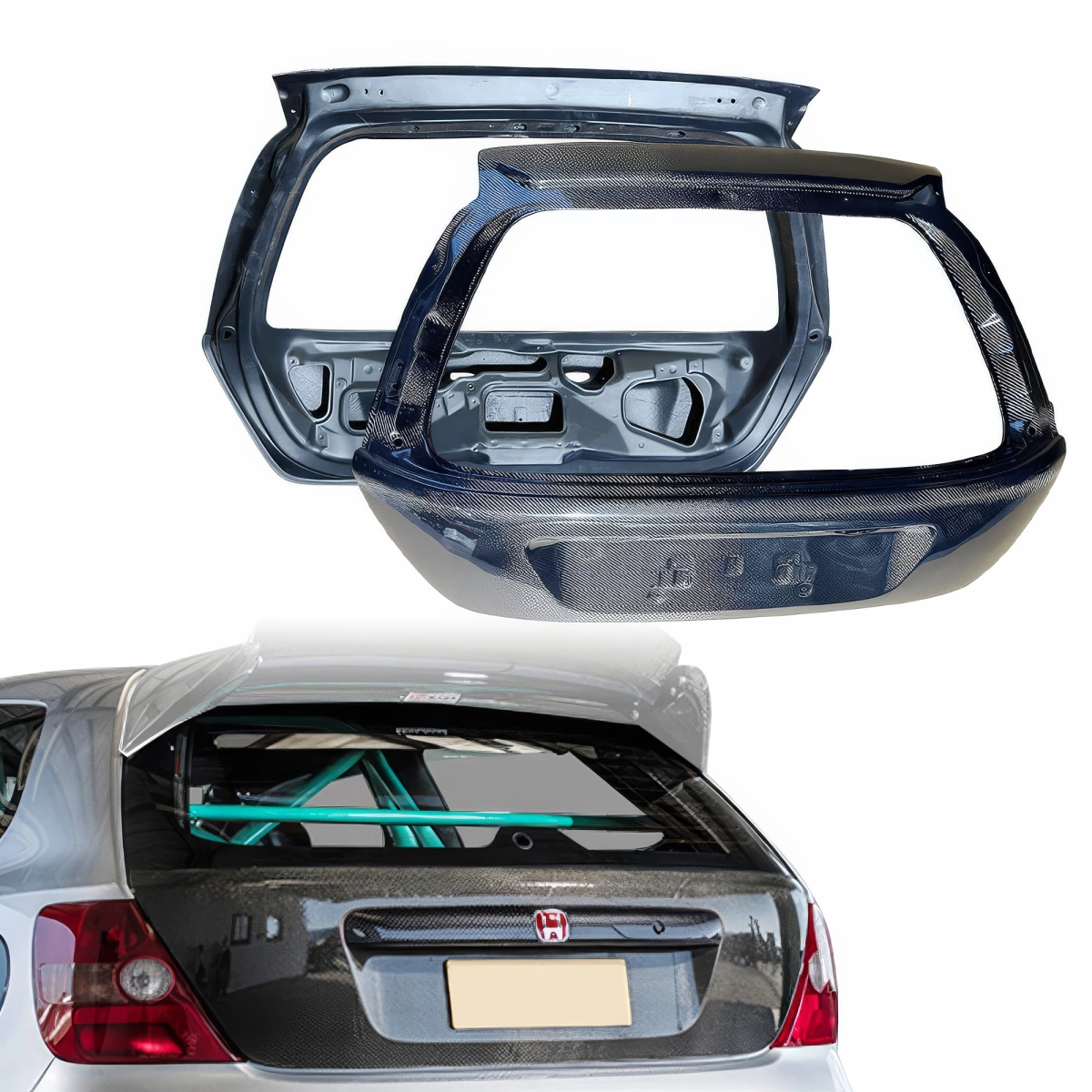 Modify your Honda Civic 2002 with our Exterior/Trunks - 7