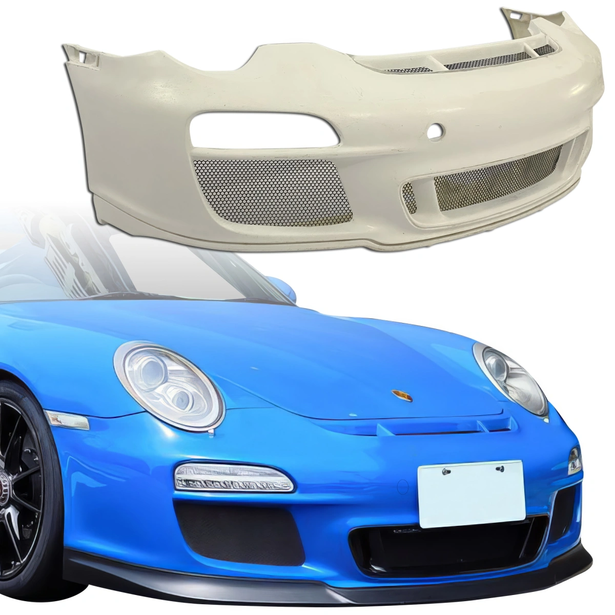 Modify your Porsche 911 2009 with our Exterior/Front Bumpers - 10