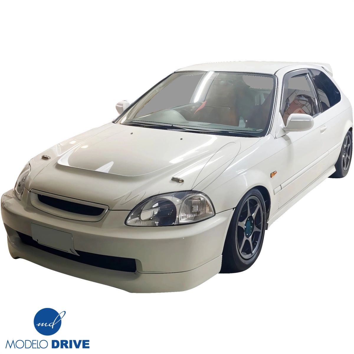 Modify your Honda Civic 1996 with our Exterior/Hoods - 3