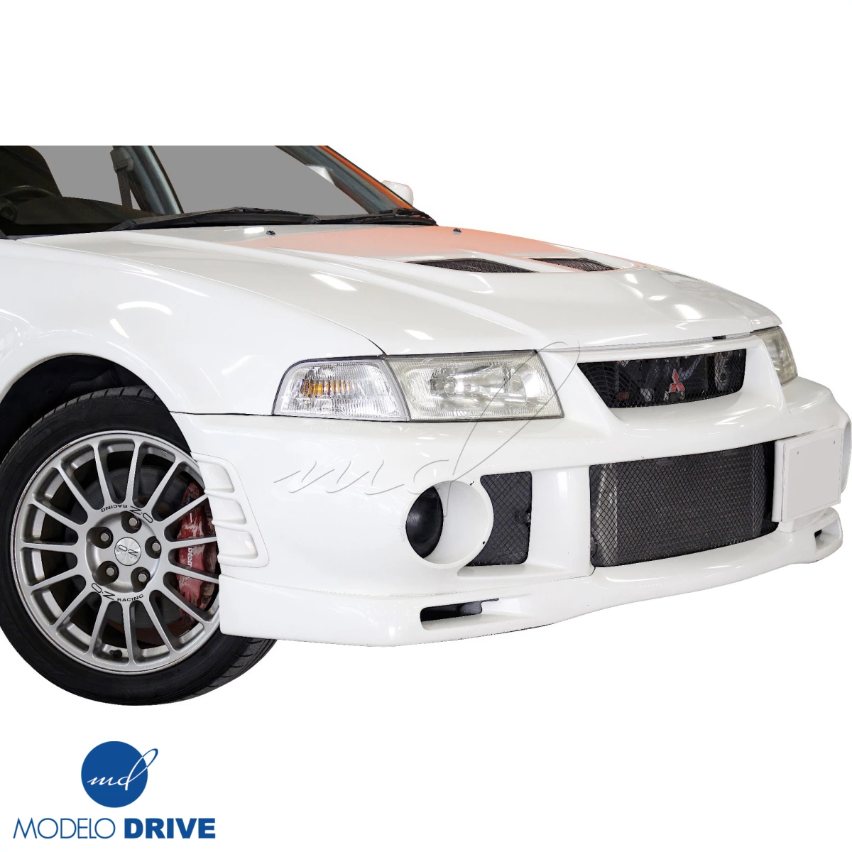 Modify your Mitsubishi Evolution 1998 with our Exterior/Front Bumpers - 4