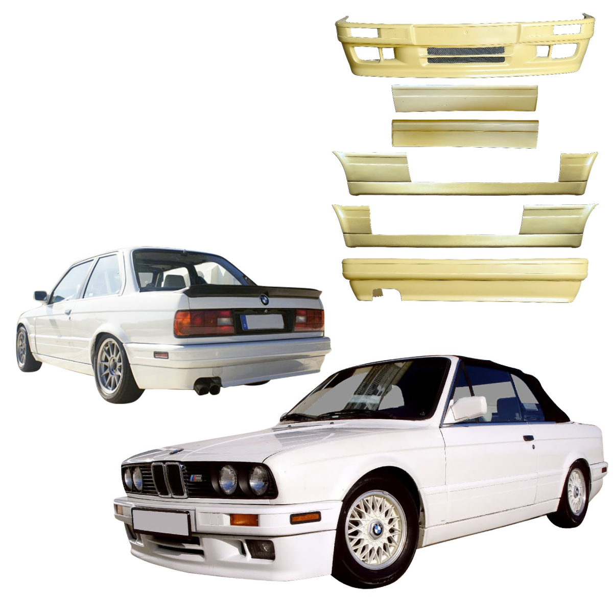 Modify your BMW 3-Series 1984 with our Exterior/Complete Body Kits - 