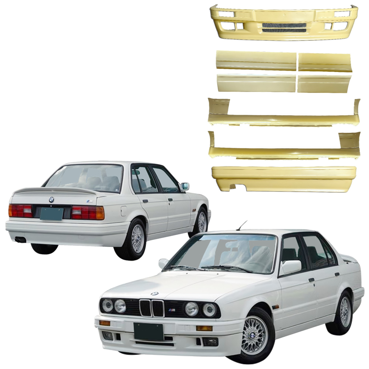 Modify your BMW 3-Series 1984 with our Exterior/Complete Body Kits - 