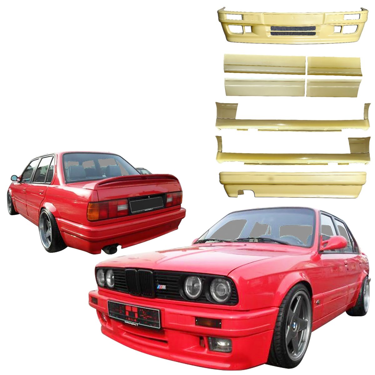 Modify your BMW 3-Series 1984 with our Exterior/Complete Body Kits - 