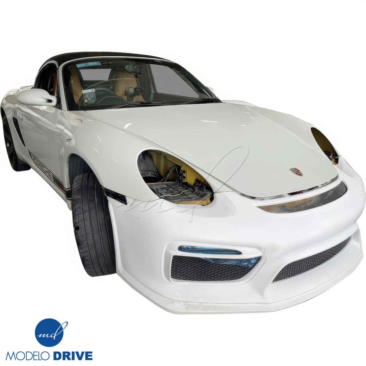 Modify your Porsche Boxster 2005 with our Exterior/Front Bumpers - 4