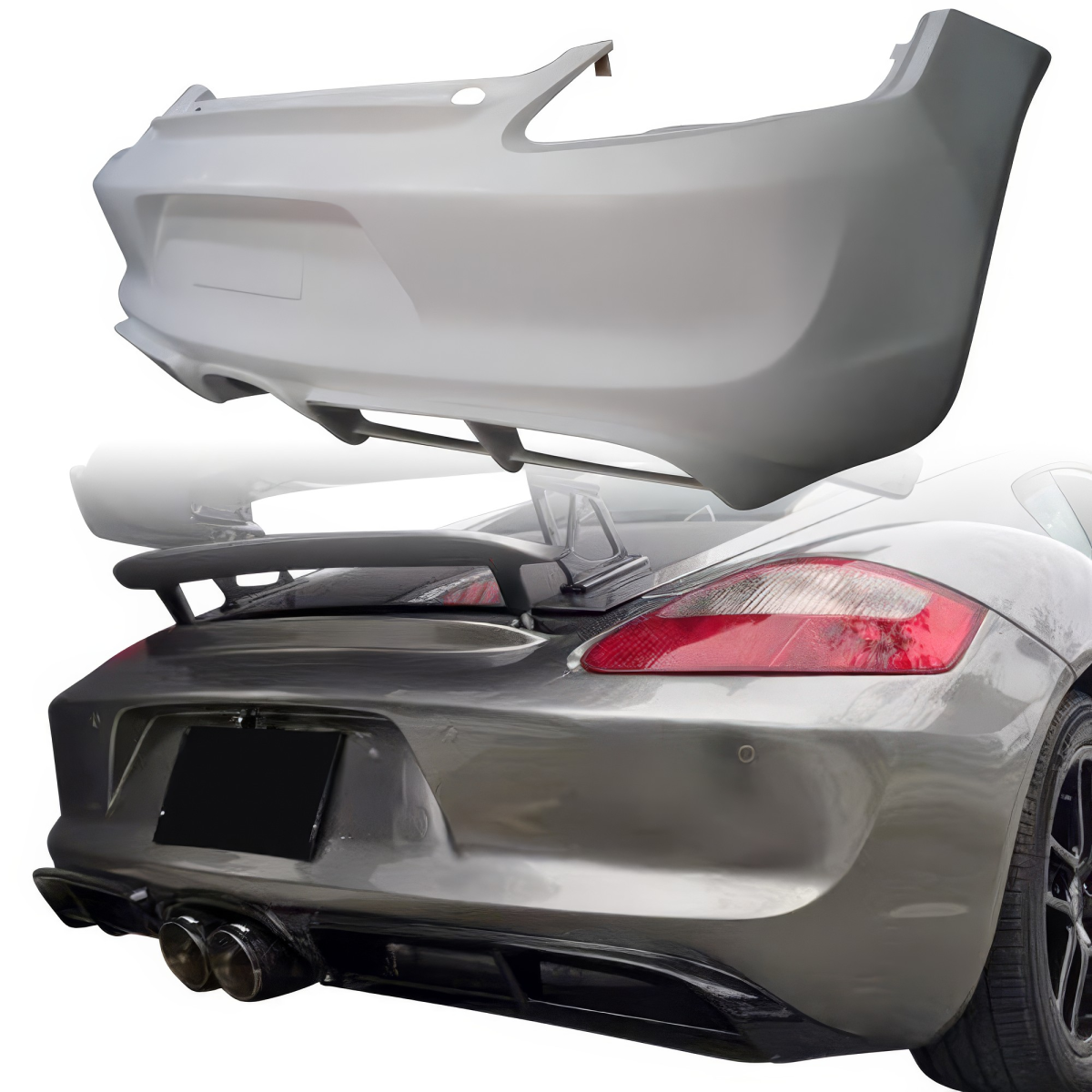 Modify your Porsche Cayman 2006 with our Exterior/Rear Bumpers or Lips - 