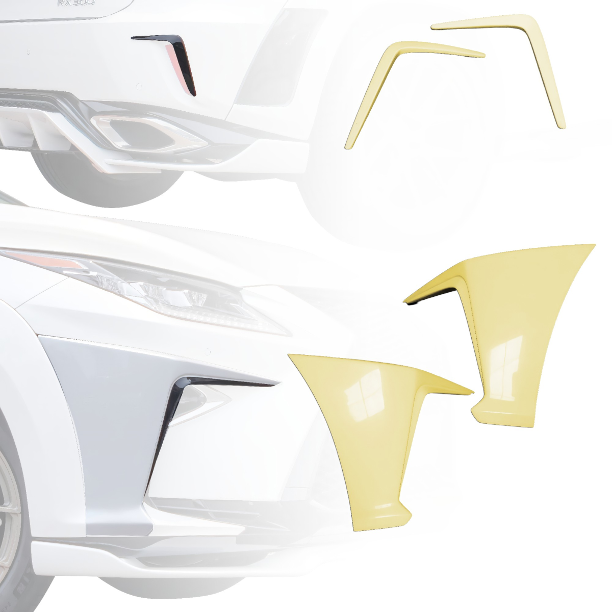 Modify your Lexus RX350 2016 with our Exterior/Wings - 