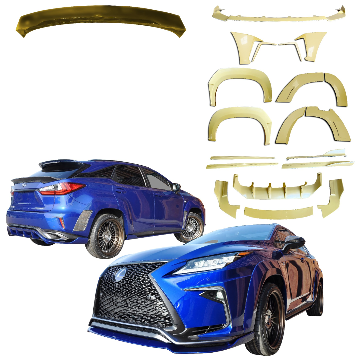 Modify your Lexus RX350 2016 with our Exterior/Wings - 