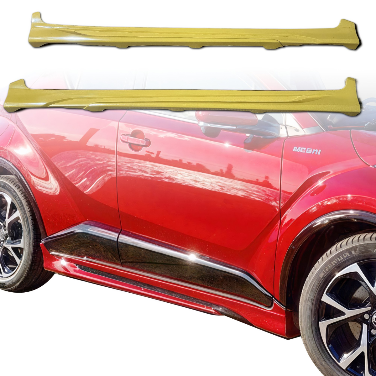 Modify your Toyota C-HR 2018 with our Exterior/Side Skirts - 