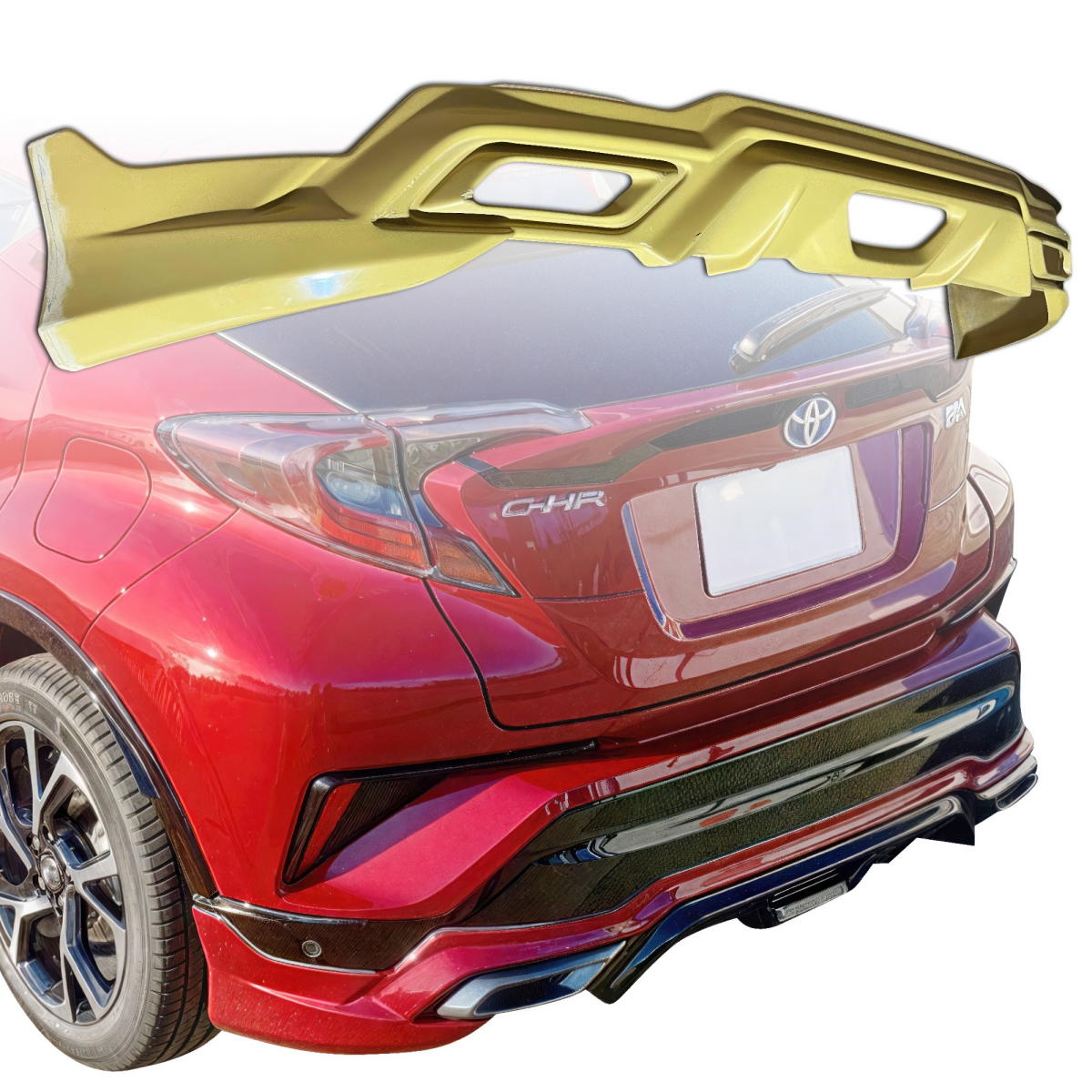 Modify your Toyota C-HR 2018 with our Exterior/Rear Lips - 