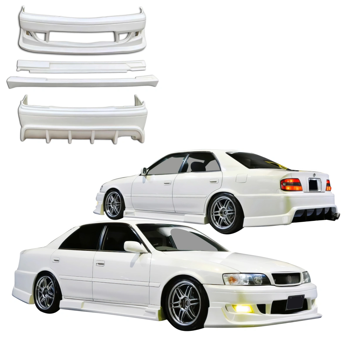 ModeloDrive FRP ORI RACE Body Kit 4pc (JZX100) for Chaser Toyota ModeloDrive FRP ORI RACE Body Kit 4pc (JZX100) for Chaser Toyota