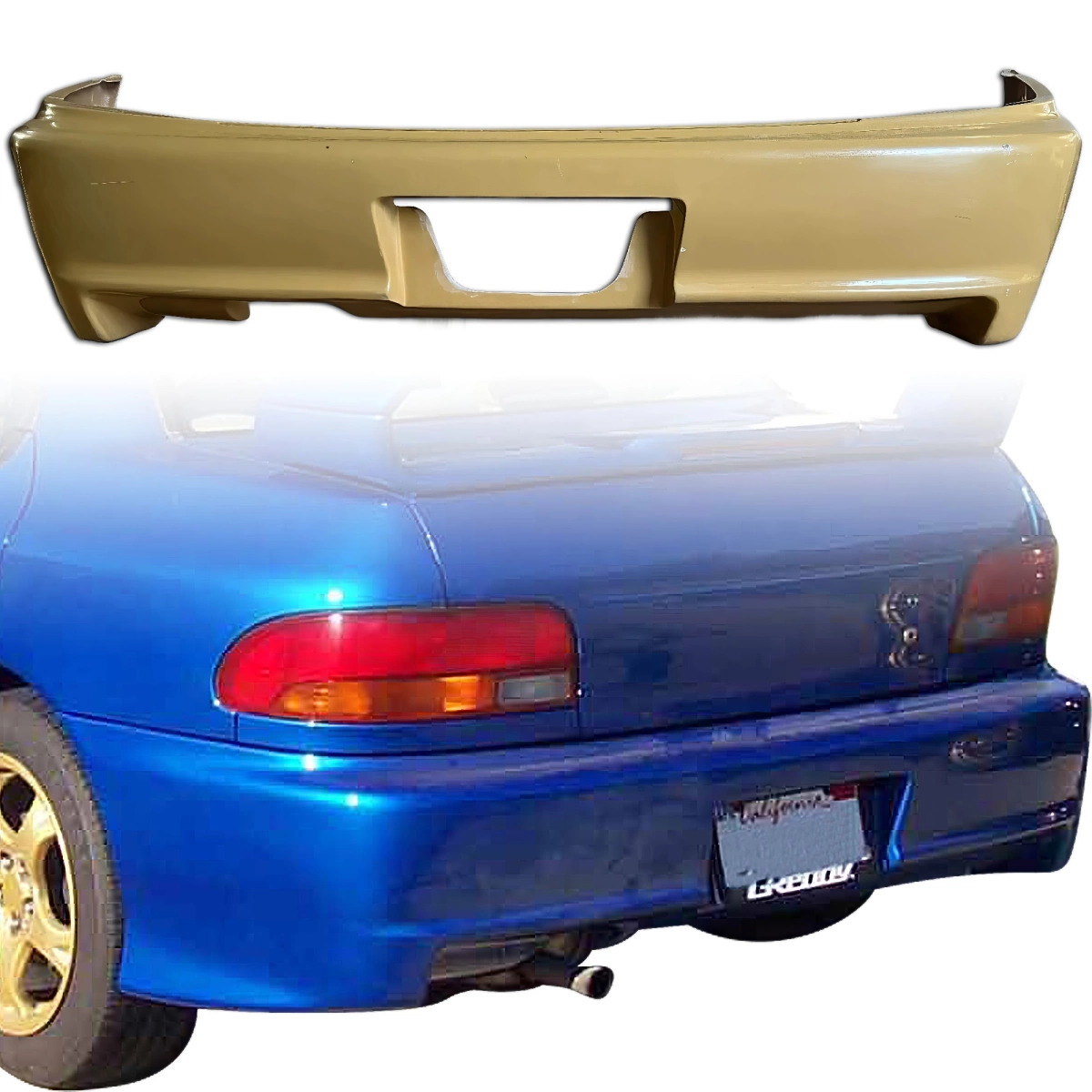Modify your Subaru Impreza 1993 with our Exterior/Rear Bumpers - 3