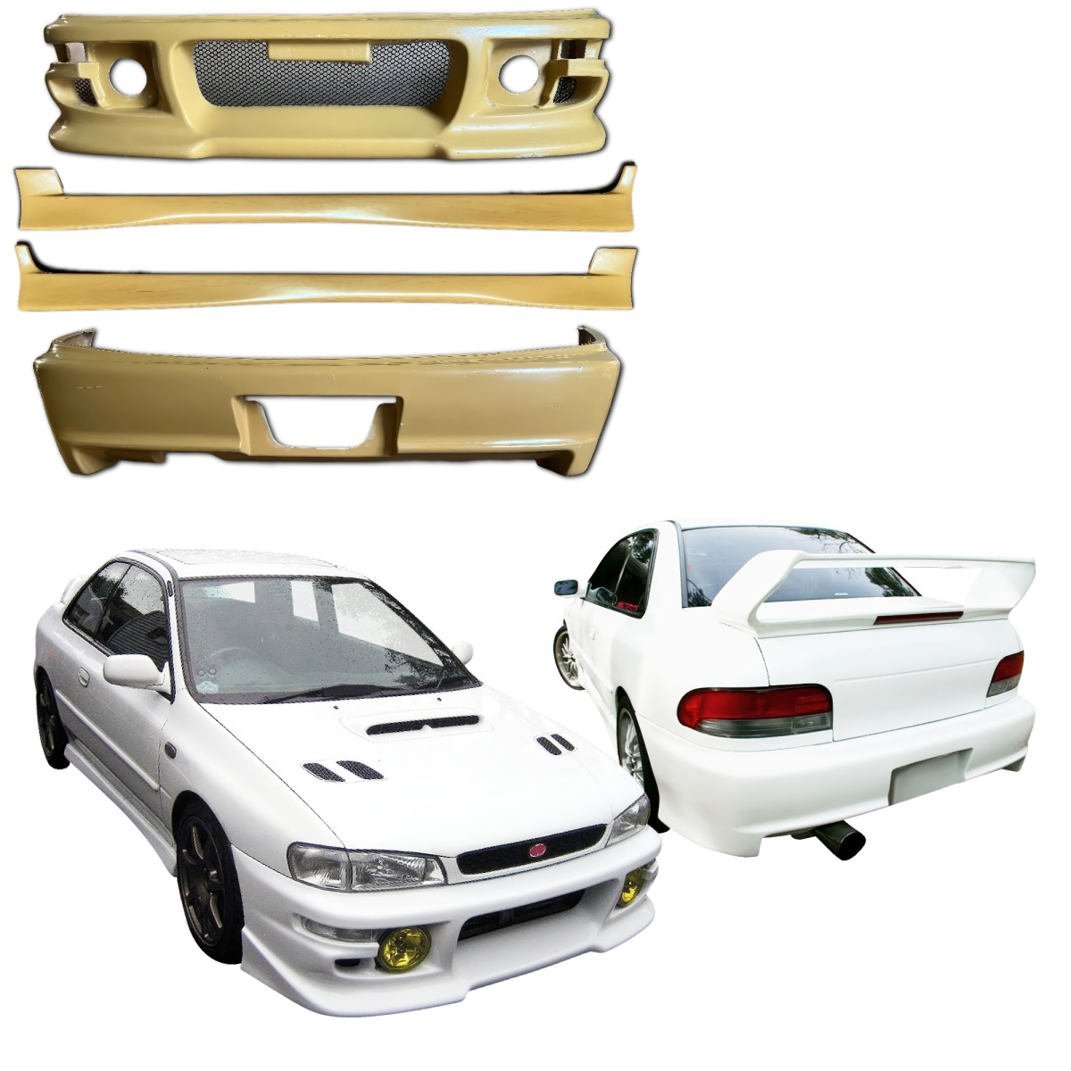 Modify your Subaru Impreza 1993 with our Exterior/Complete Body Kits - 