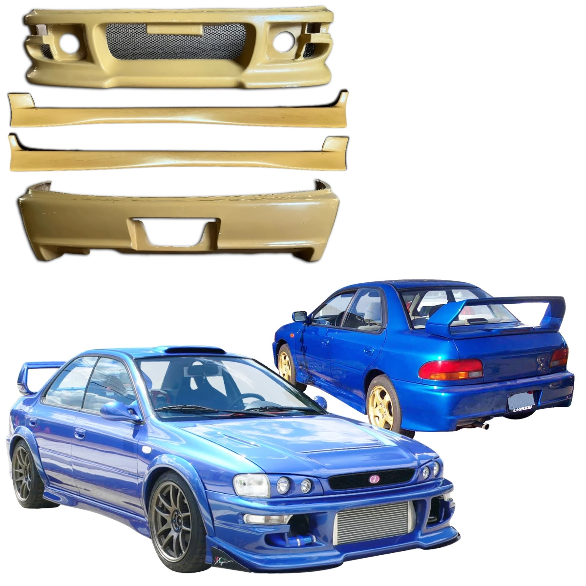 Modify your Subaru Impreza 1993 with our Exterior/Complete Body Kits - 2