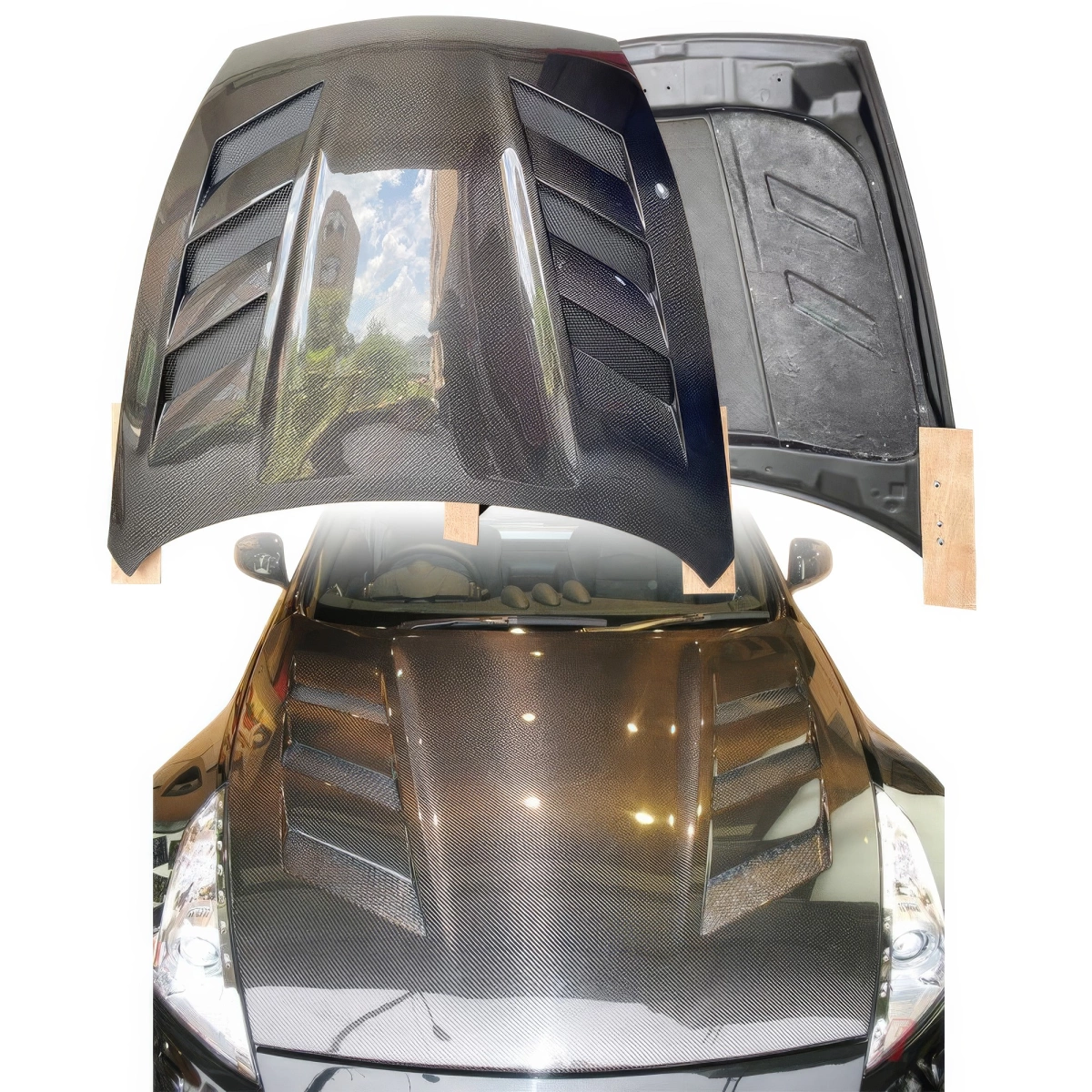 Modify your Nissan 370Z 2009 with our Exterior/Hoods - 1