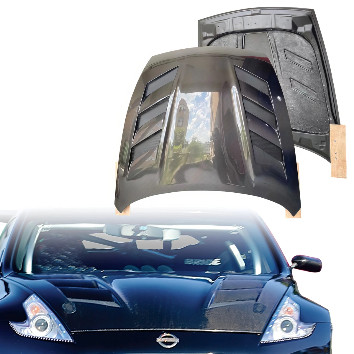 Modify your Nissan 370Z 2009 with our Exterior/Hoods - 6