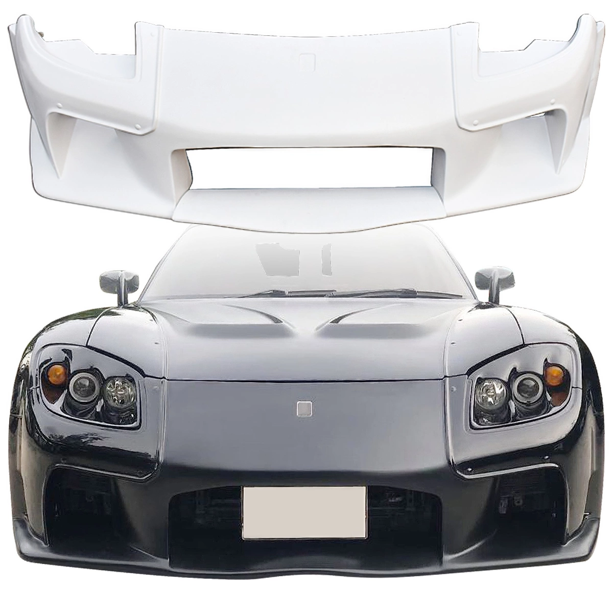 Modify your Mazda RX-7 1993 with our Exterior/Front Bumpers - 7