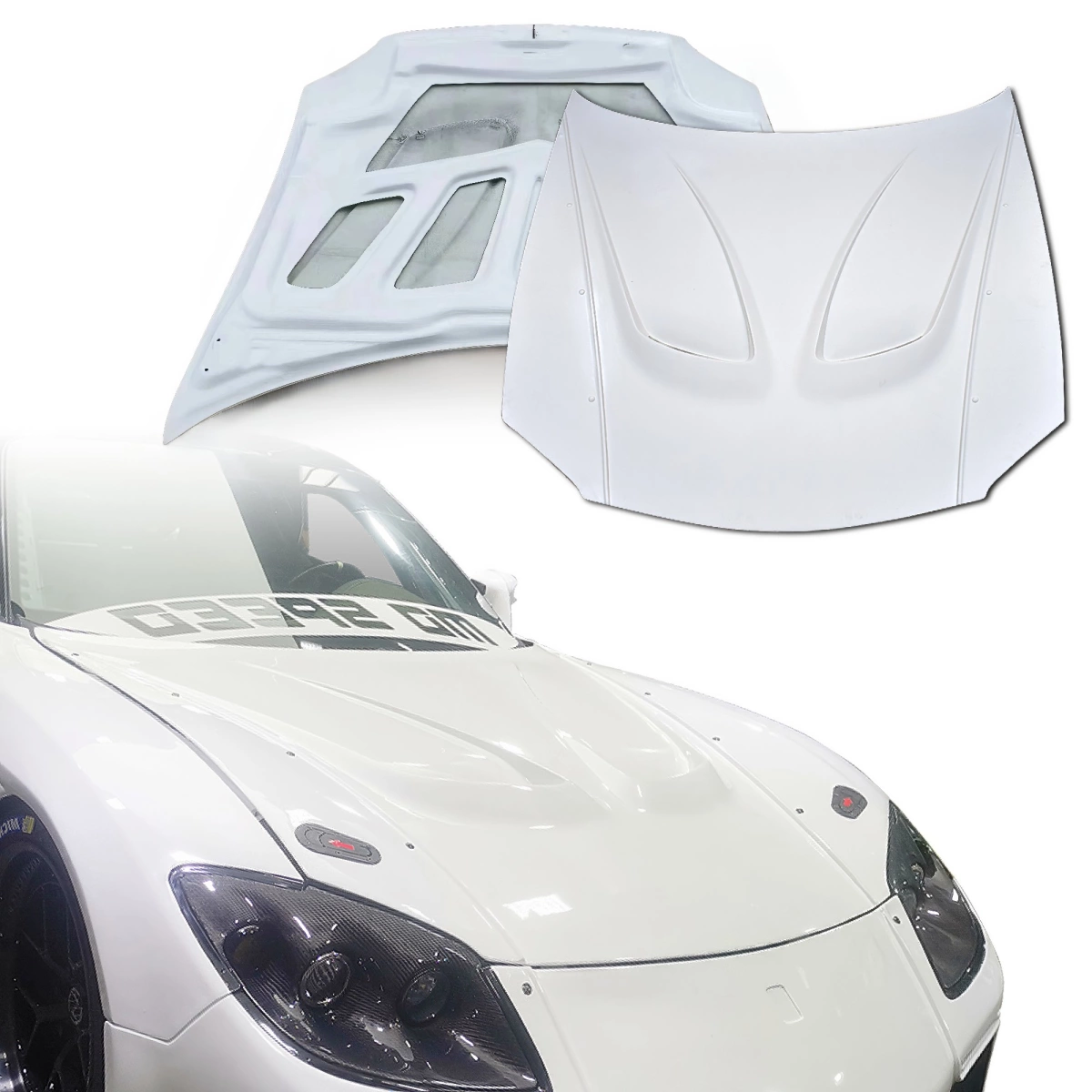 Modify your Mazda RX-7 1993 with our Exterior/Hoods - 1