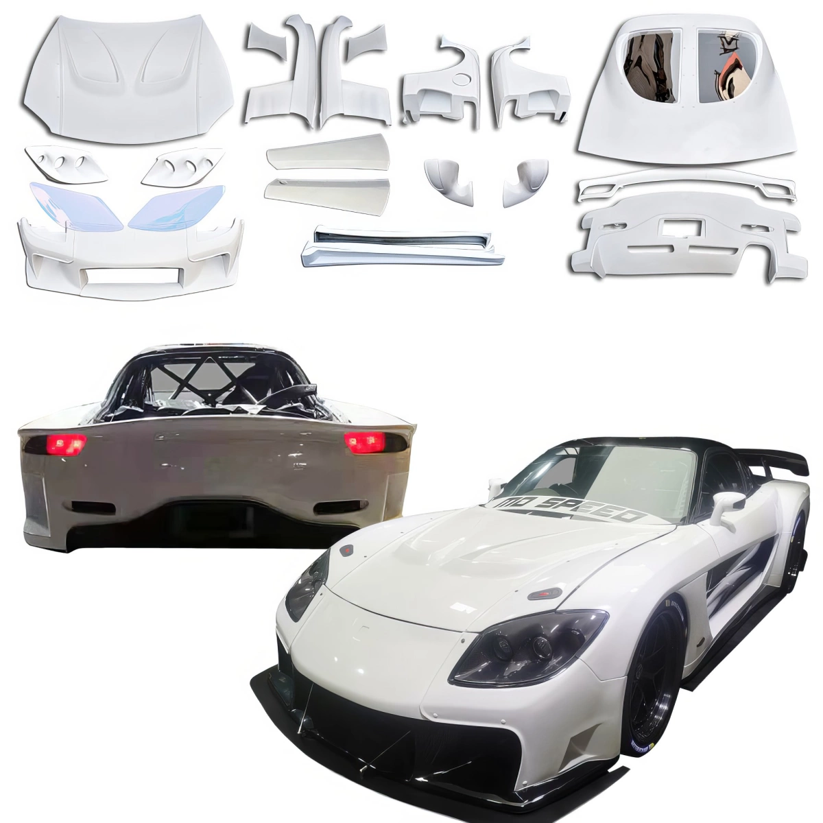 Modify your Mazda RX-7 1993 with our Exterior/Complete Body Kits - 1