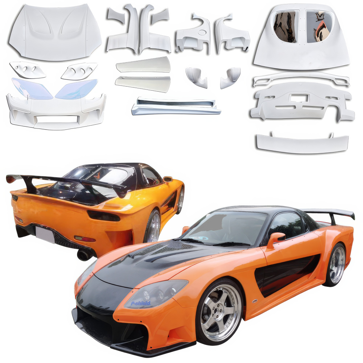 Modify your Mazda RX-7 1993 with our Exterior/Complete Body Kits - 