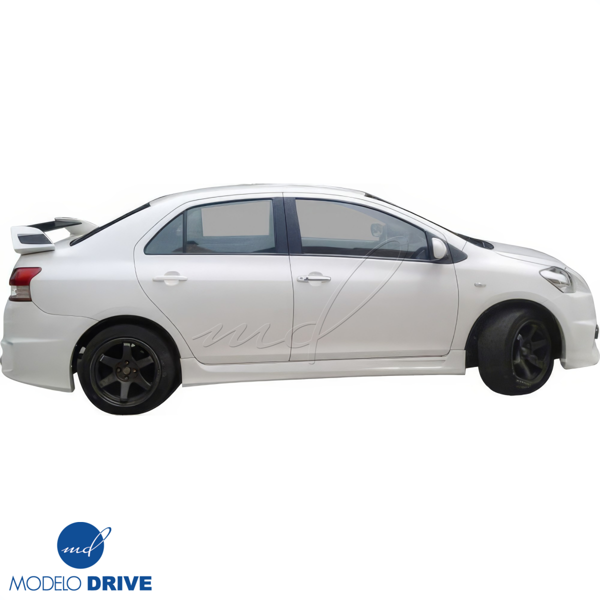 Modify your Toyota Yaris 2007 with our Exterior/Side Skirts - 