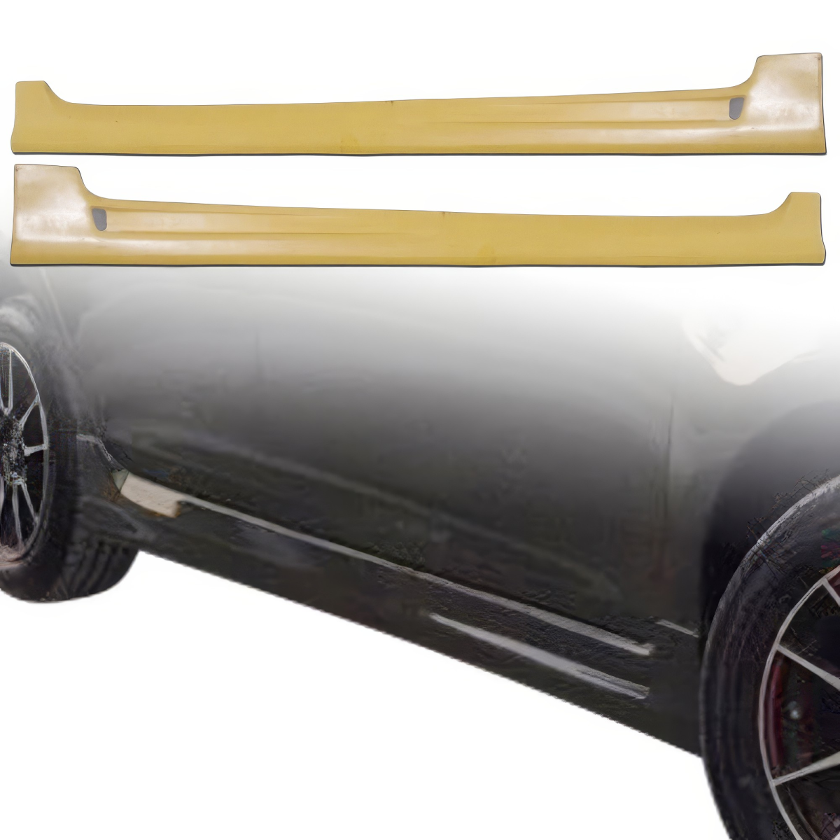 Modify your Toyota Yaris 2007 with our Exterior/Side Skirts - 