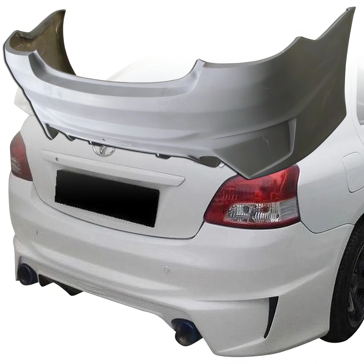 Modify your Toyota Yaris 2007 with our Exterior/Rear Bumpers - 1