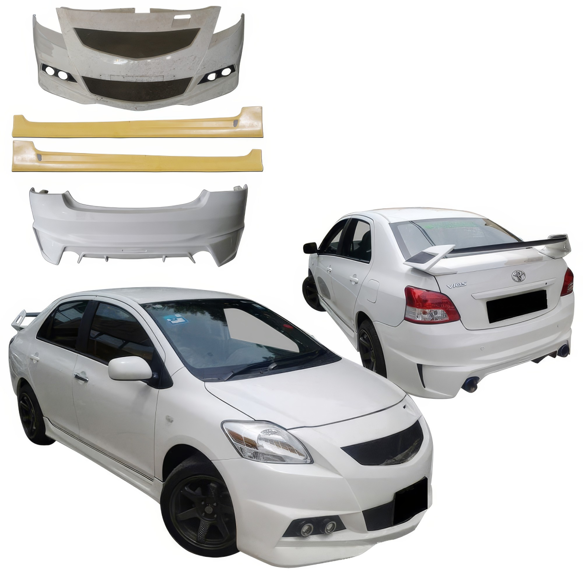 Modify your Toyota Yaris 2007 with our Exterior/Complete Body Kits - 