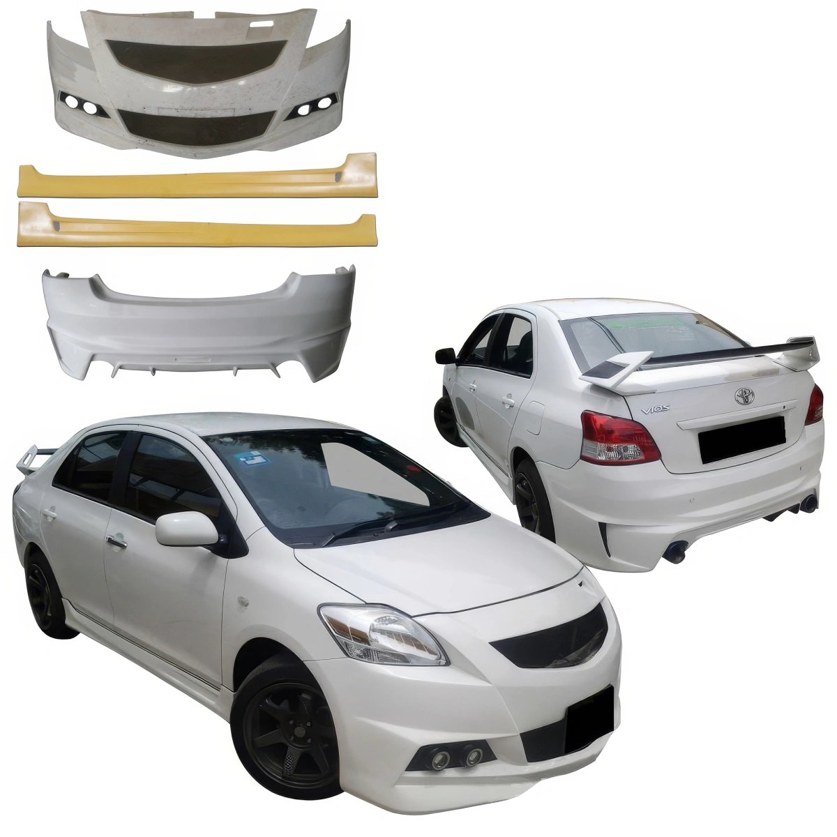Modify your Toyota Yaris 2007 with our Exterior/Complete Body Kits - 1