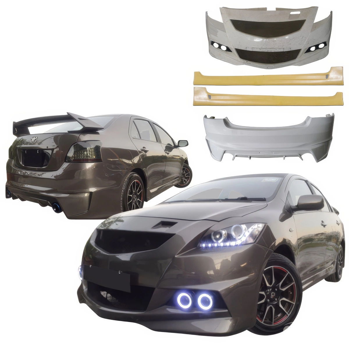 Modify your Toyota Yaris 2007 with our Exterior/Complete Body Kits - 2